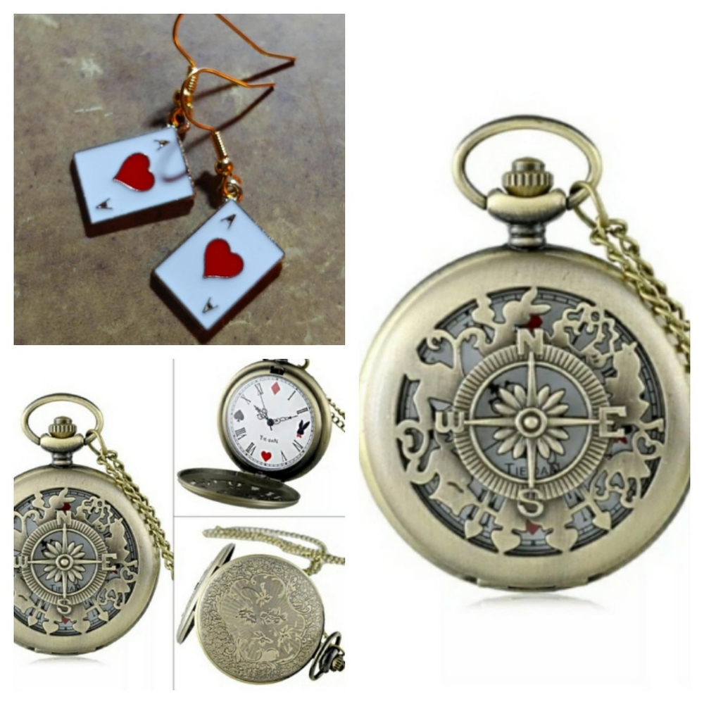 Alice in Wonderland pocket watch